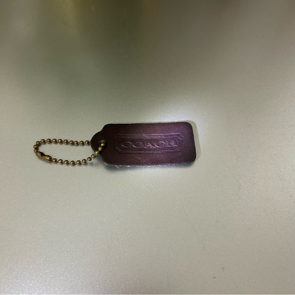 Coach Vintage Mahogany Hangtag